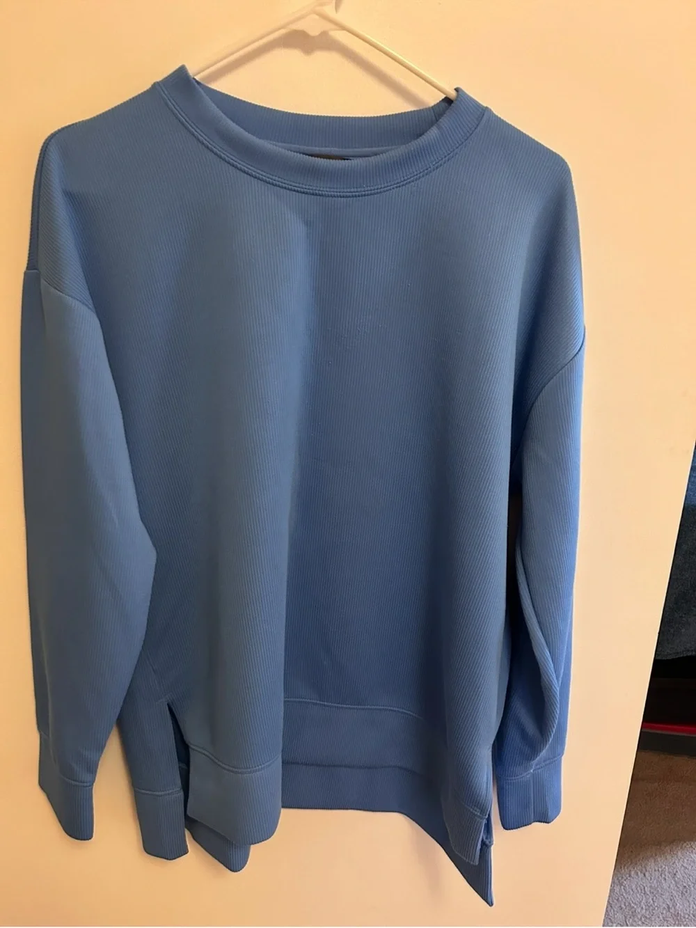 Danskin Crewneck Sweater in Sky Blue